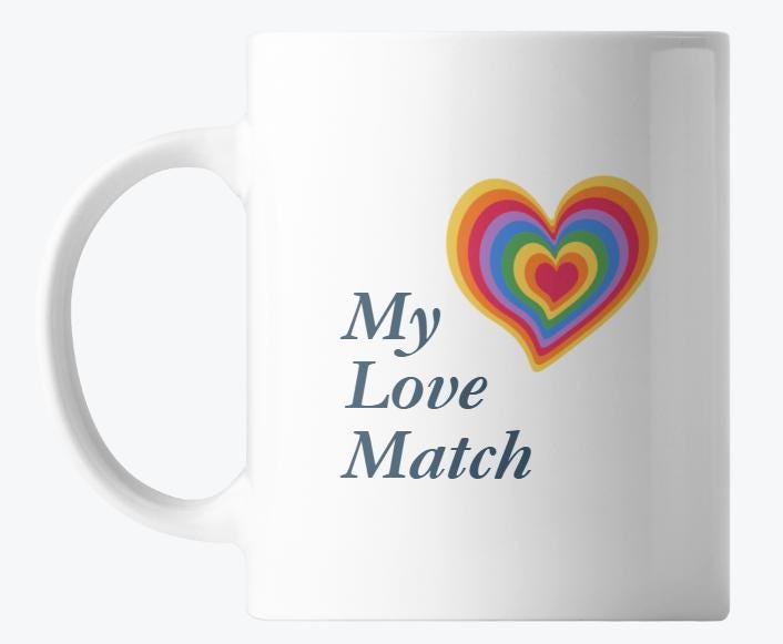 My Love Match Coffee Mug