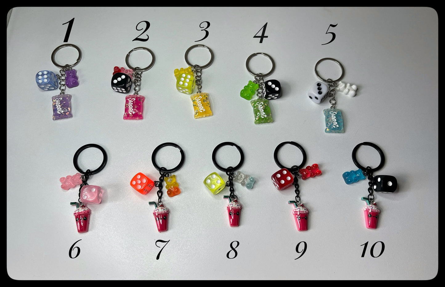 🎲 Roll of the Dice Keychains 🎲