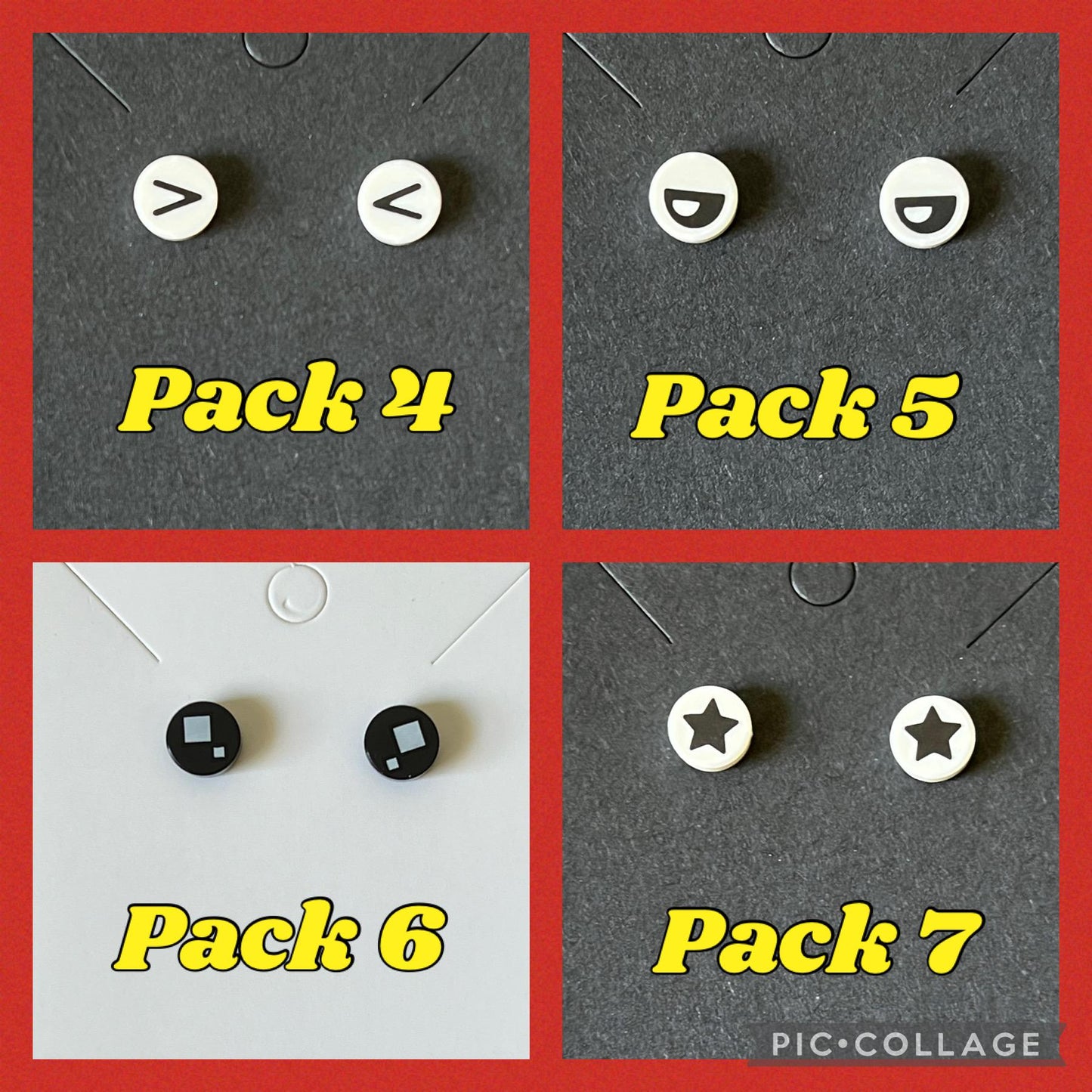 👀 “EYE SEEEE YOU!” Mini LEGO® Studs 👀