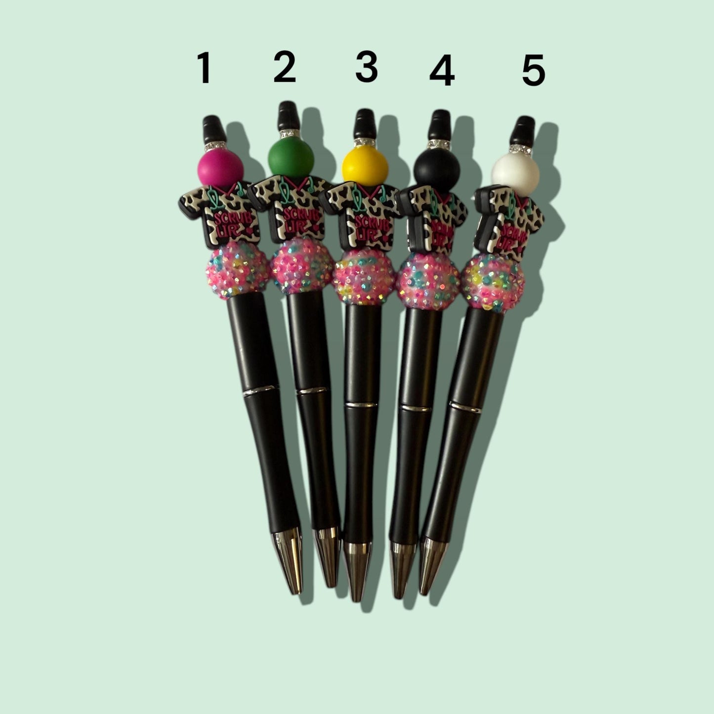 Scrubs Life – Sparkly Beaded Pens for Healthcare Heroes ✨🩺