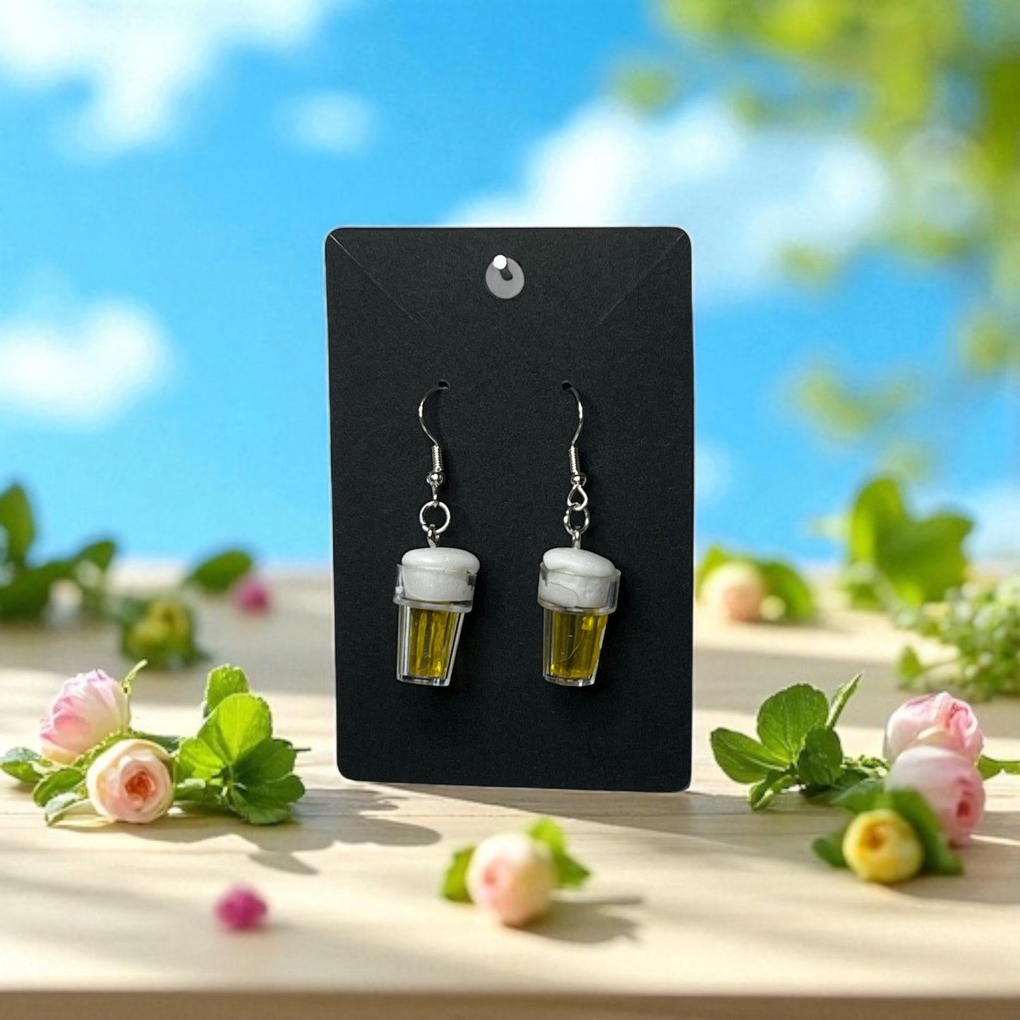 🍹 It’s 5 O’Clock Somewhere Drop Hook Earrings — rock it loud, rock it proud! 🍹