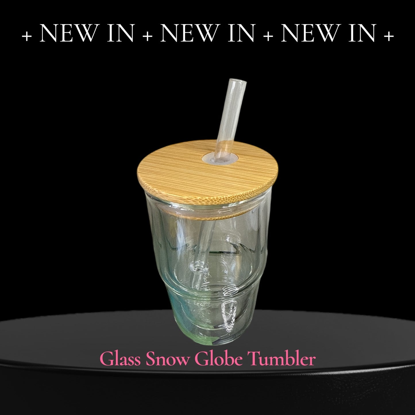 ❄️ 3oz Glass Snow Globe Tumbler – Bloody Cute & Full of Fun!