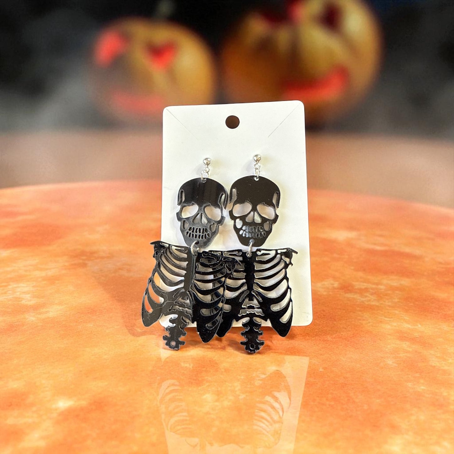 🦴 Spooky Skeletons on Stud Earrings 🦴