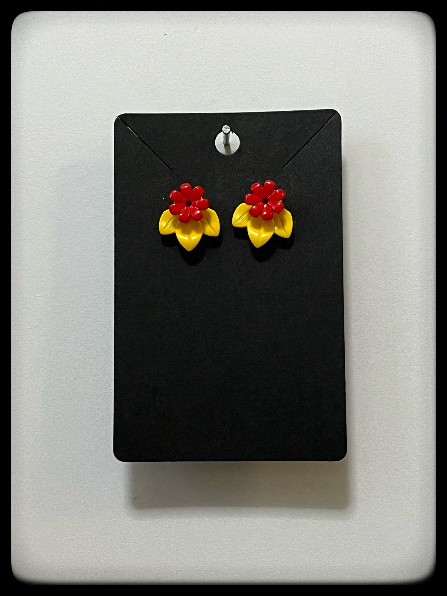 🌸 LEGO® 'Yellow' Flower Stud Earrings – Pick Your Petals! 🌸
