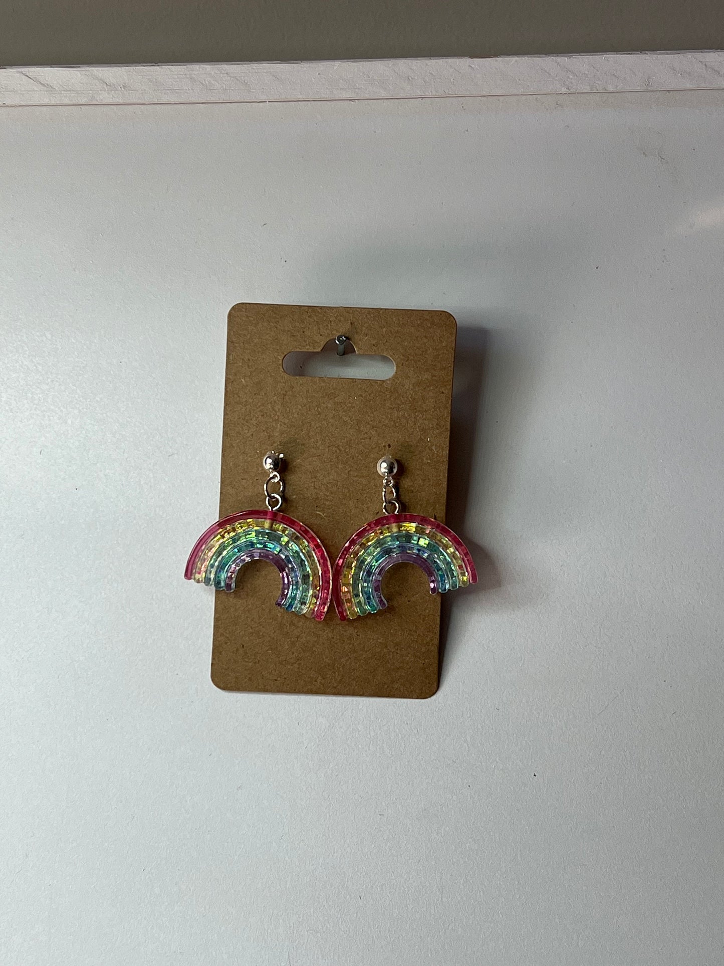 πβ¨ Rainbow Resin Stud Earrings β¨π