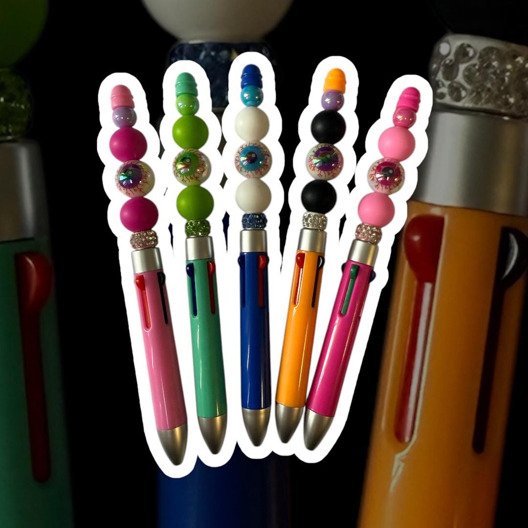 Health Practitioner EYEBALL 4-1 Multi-Colour Ballpoint Pen – Perfectly Creepy & Clever! 👁️💉