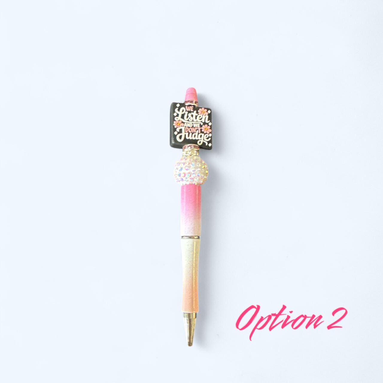 We Listen and We Don’t Judge – Beaded Silicone & Sparkly Pens | 2 Styles to Choose From!