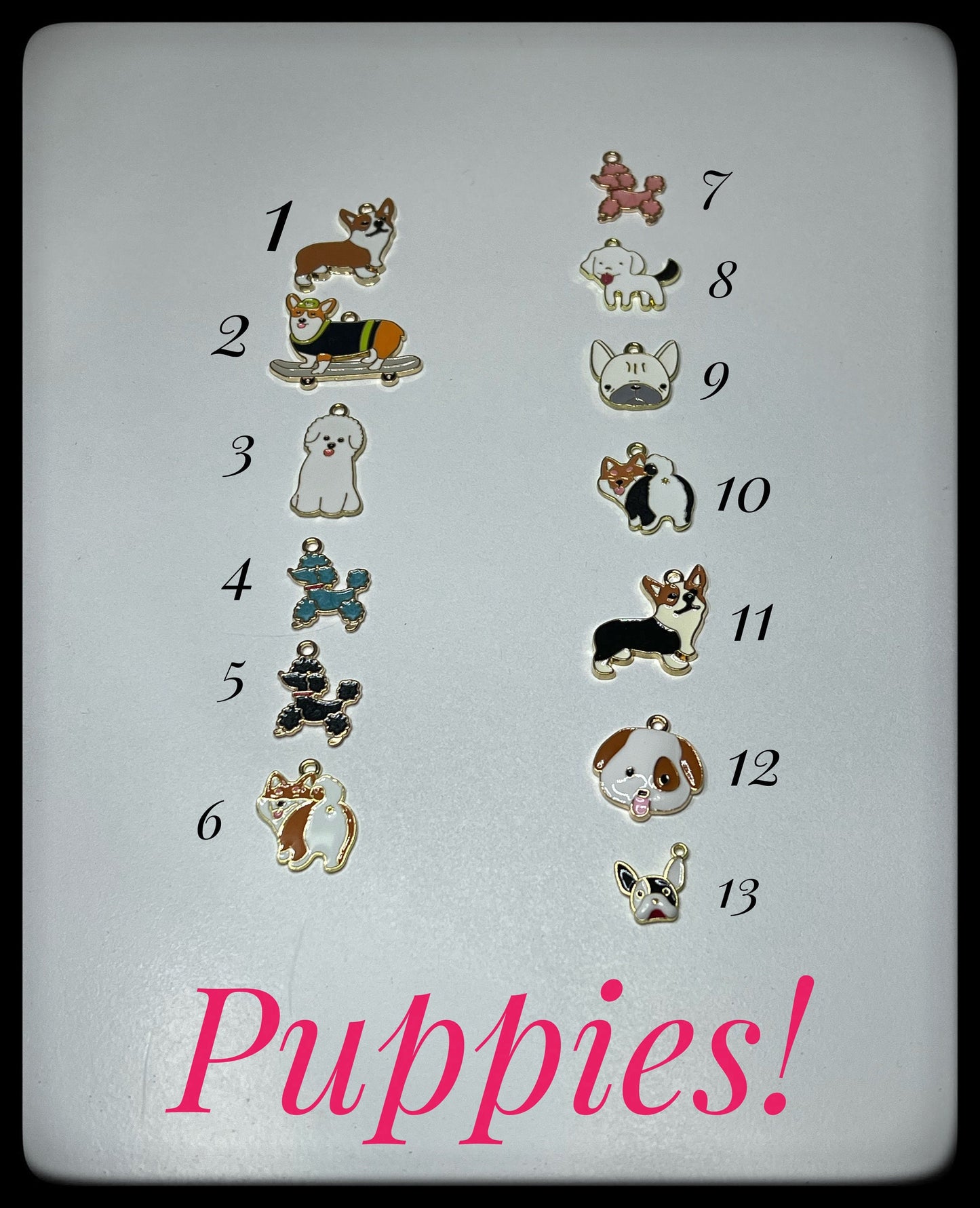 🐶 PUPPY-LOOOOVE Gold-Plated Keychain 🐶