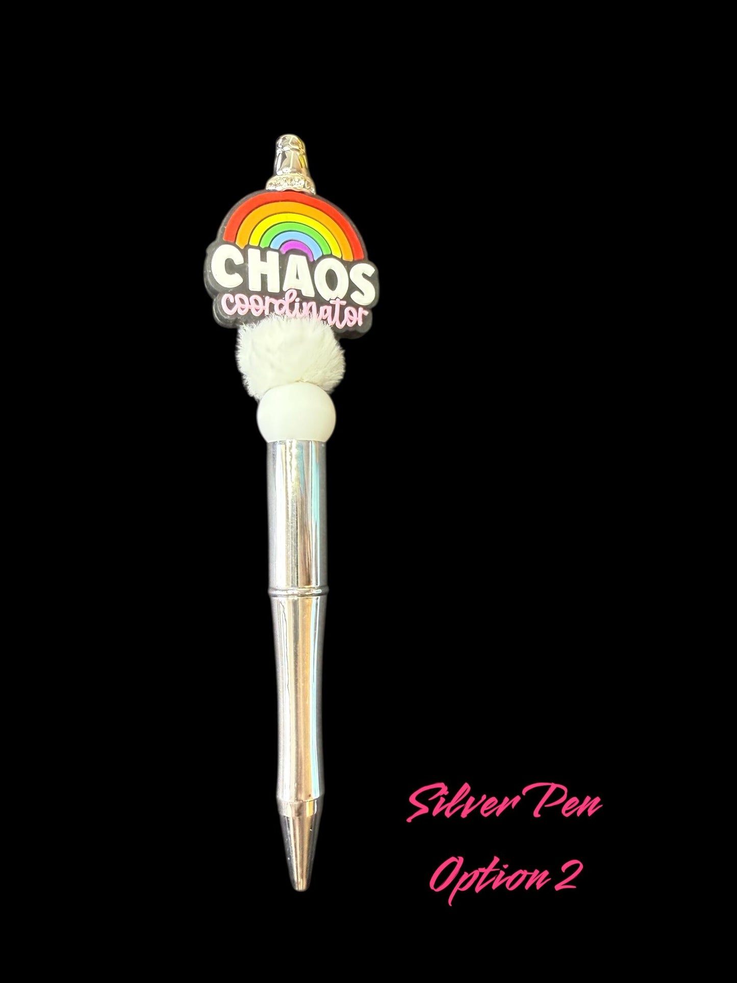 Chaos Coordinator – Beaded Pens (2 Fun Designs to Choose From!) ✨📎