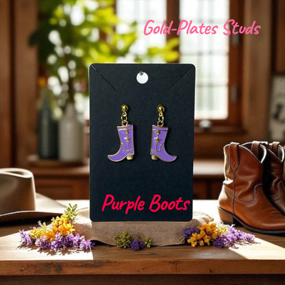 Cowgirl Boots  Earrings