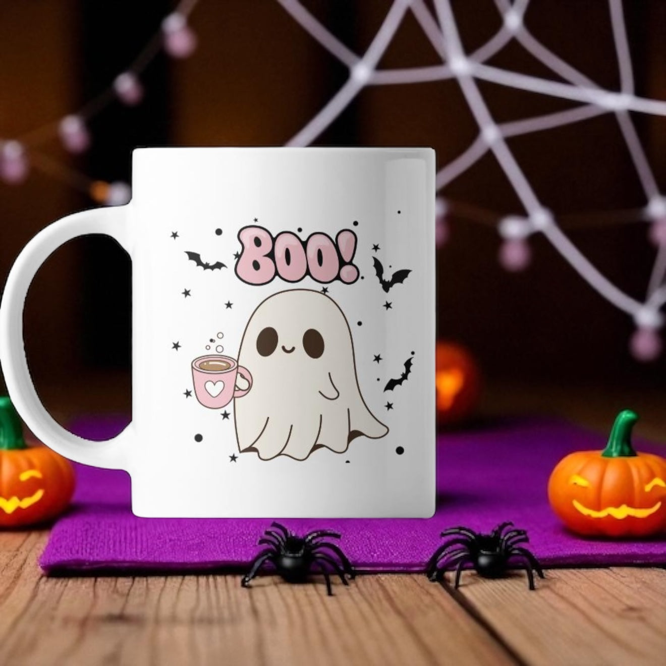👻 BOOOOOO! Halloween Mug – Scare Up Some Sips! 🎃