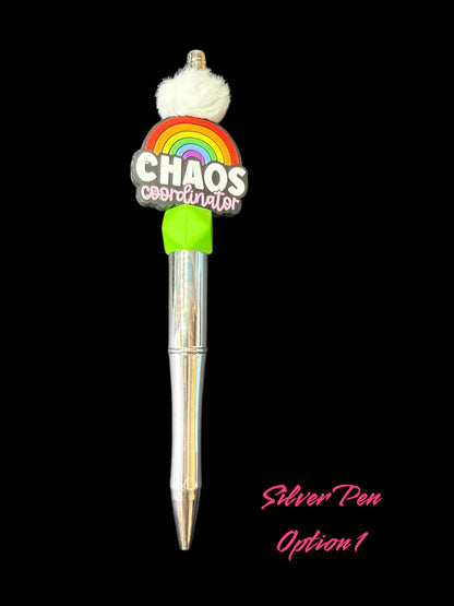 Chaos Coordinator – Beaded Pens (2 Fun Designs to Choose From!) ✨📎