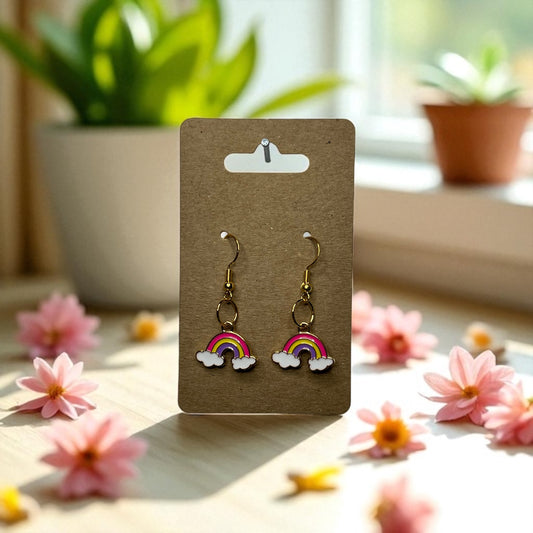 Rainbow Charm Earrings! 🌈✨