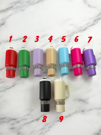 Mini “Stanley-Style” Water-Bottle Holder Keychain