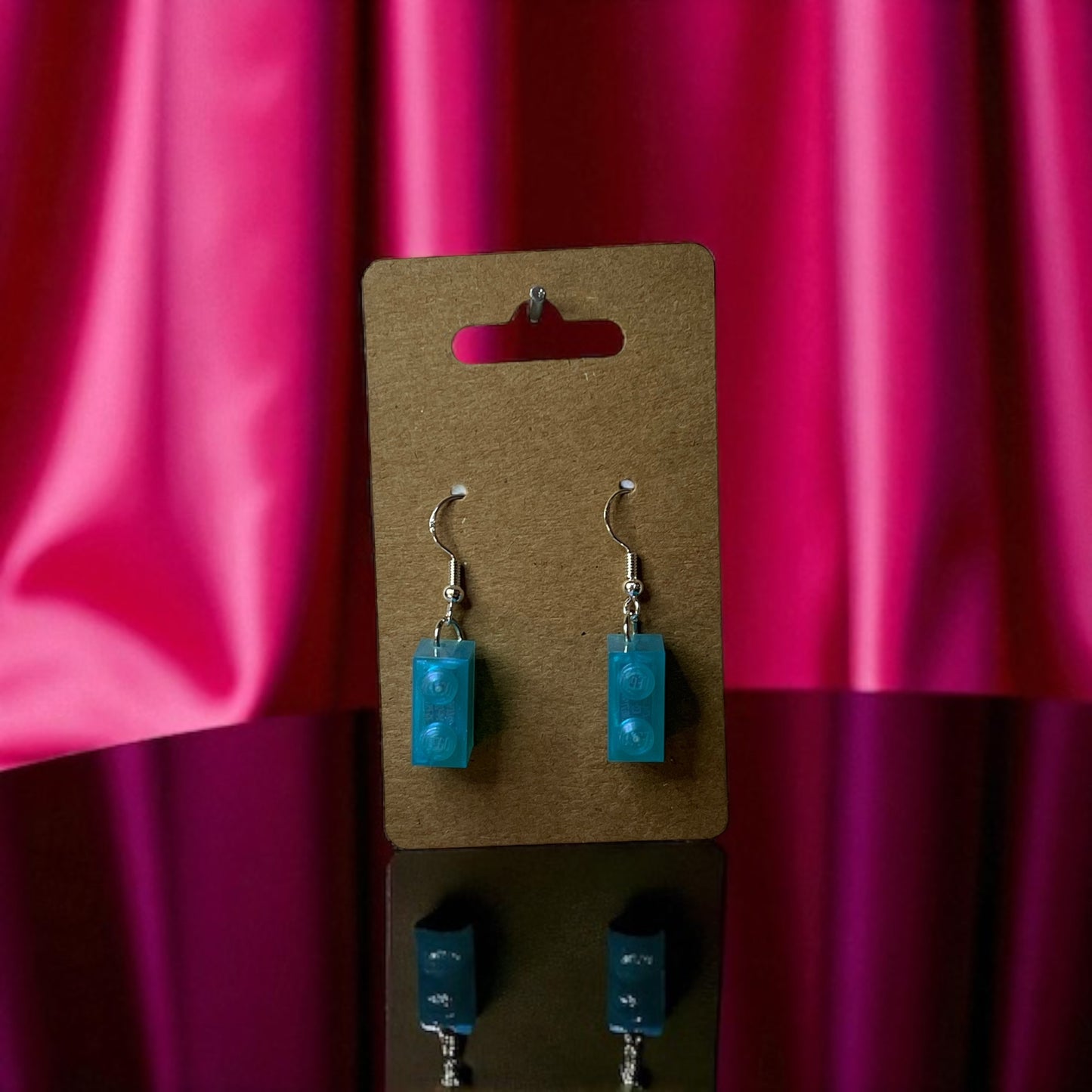 🧱✨ LEGO® 1x2 Brick Hook-Drop Earrings ✨🧱