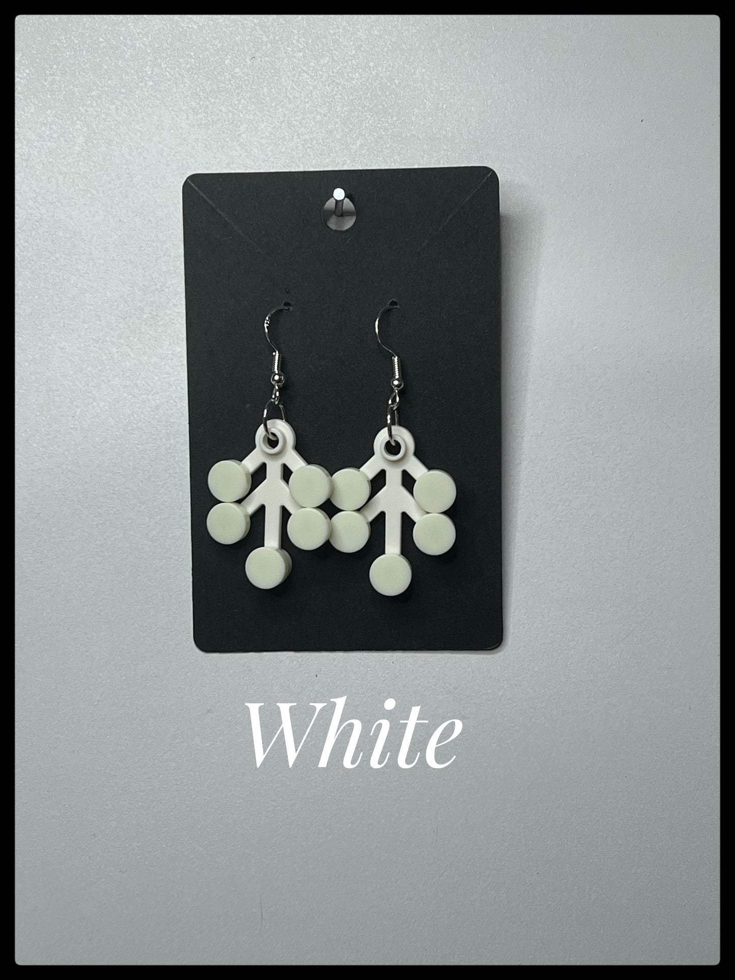 LEGO® GLOW in the Dark Trees on Hook-Drop Earrings