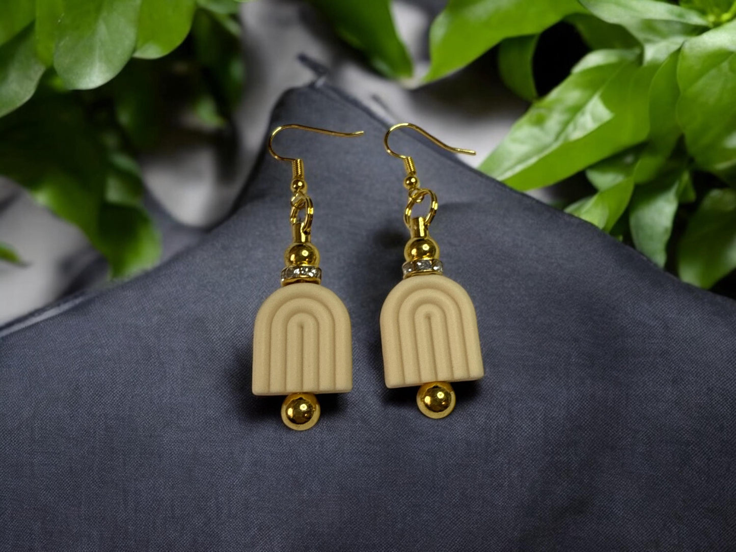 Rainbow and Sparkles Drop-Hook Earrings