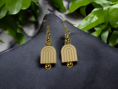 Rainbow and Sparkles Drop-Hook Earrings