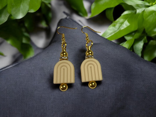 Rainbow and Sparkles Drop-Hook Earrings