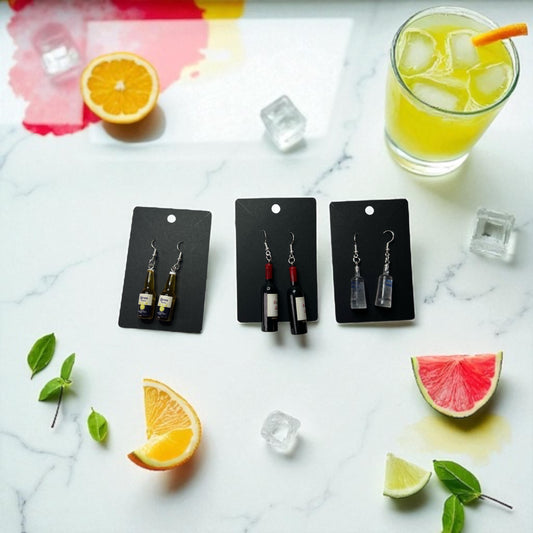 🍹 It’s 5 O’Clock Somewhere Drop Hook Earrings — rock it loud, rock it proud! 🍹
