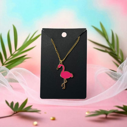 Flamingo Earrings & Necklace – Available Individually or as a Set!