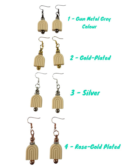 Rainbow and Sparkles Drop-Hook Earrings
