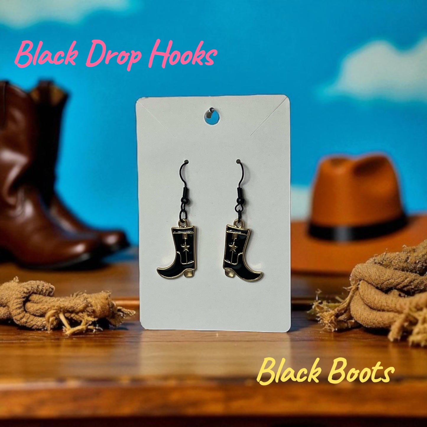 Cowgirl Boots  Earrings