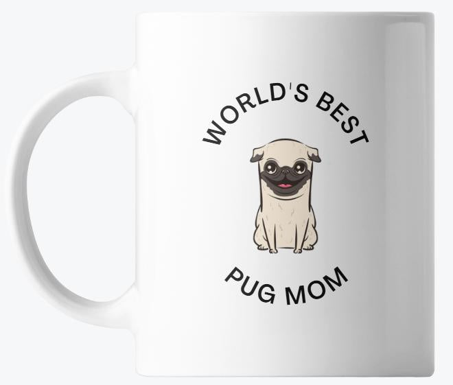 🐾 World's Best Pug Mum Coffee Mug 🐾