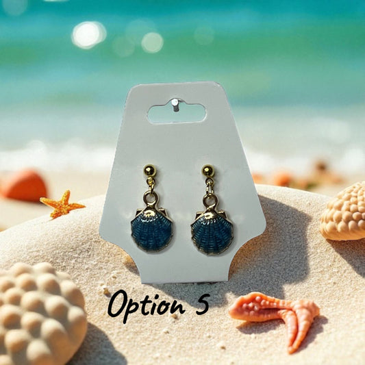 Sea Shore - Gold Plated Studs