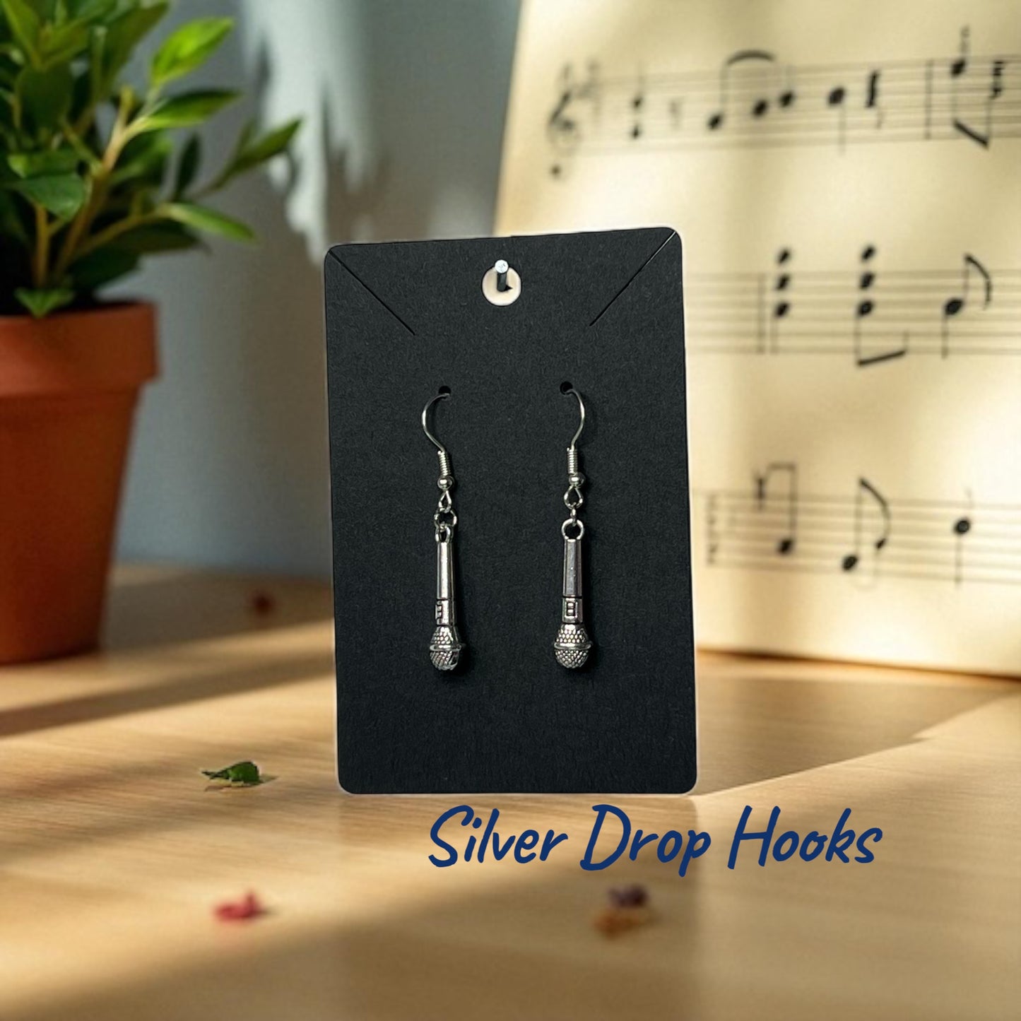 🎤 Music Microphone Earrings 🎤