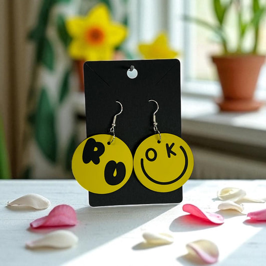 ARE YOU OK? Drop-Hook Earrings
