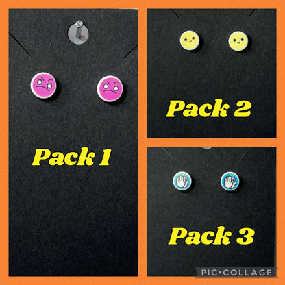 LEGO® Tiles on Silver Stud Earrings