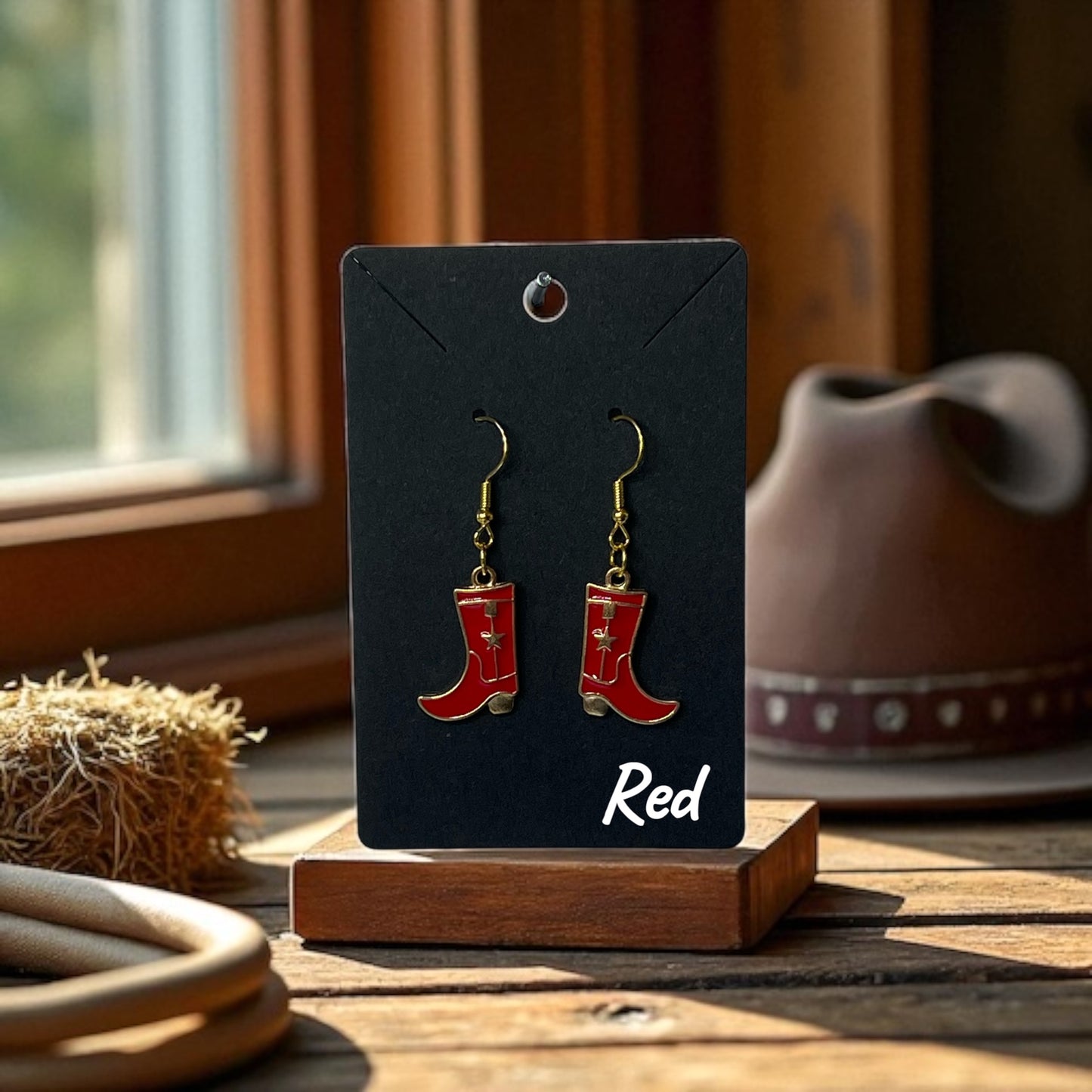 Cowgirl Boots  Earrings