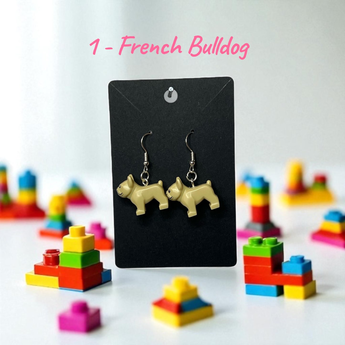 🕷️🐼 LEGO® Animal Earrings – Make Every Day a Fun Day! 🕷️🐶🐼