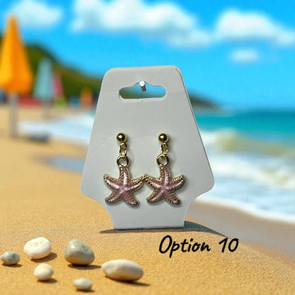 Sea Shore - Gold Plated Studs