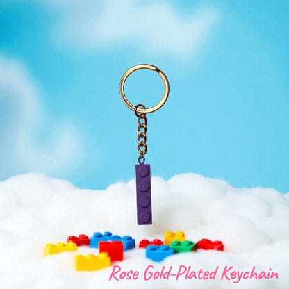 🔑 PERSONALISED LEGO® 1x4 Brick Keychains 🔑
