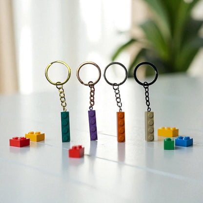 🔑 PERSONALISED LEGO® 1x4 Brick Keychains 🔑