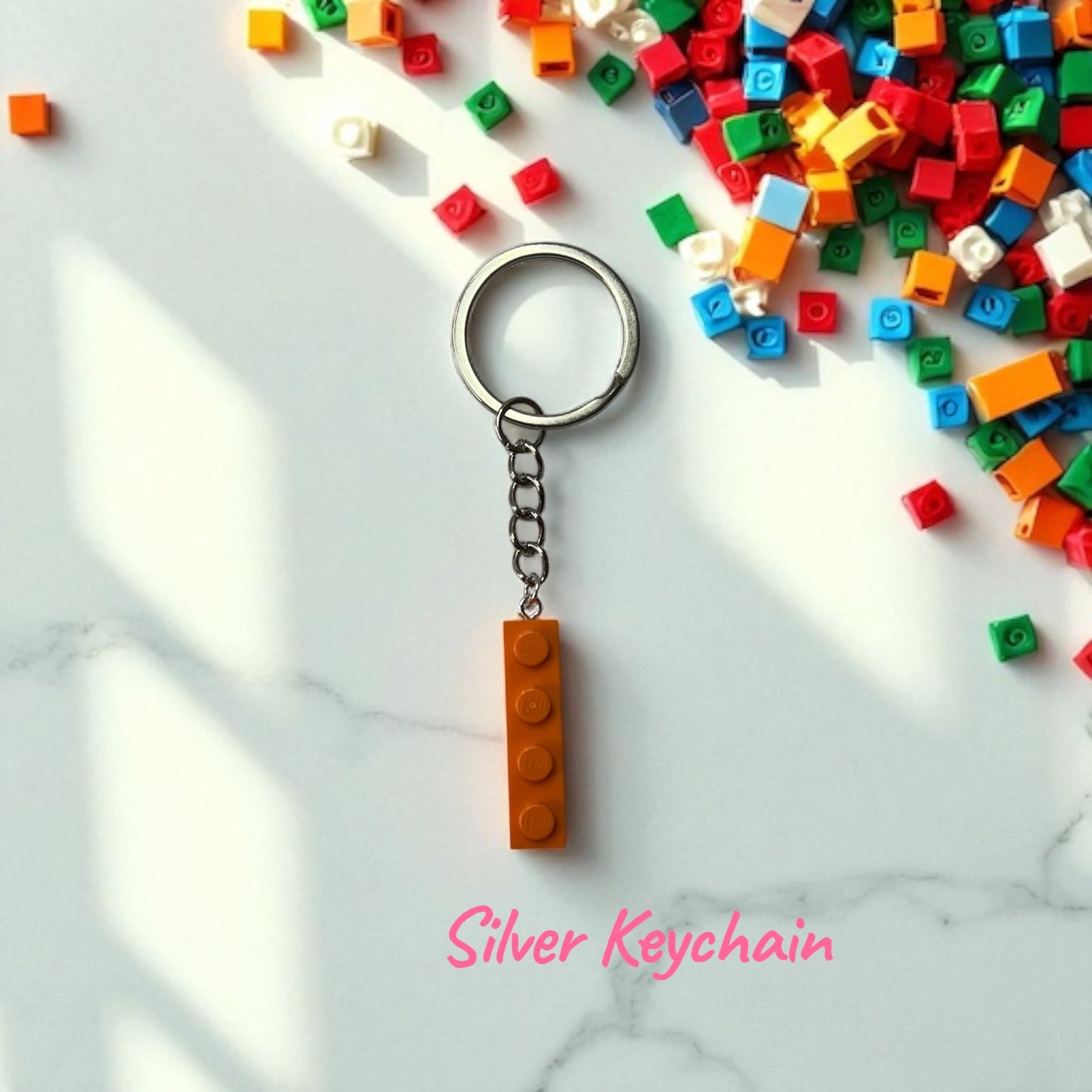 🧩 LEGO® 1x4 Brick Keychains 🧩