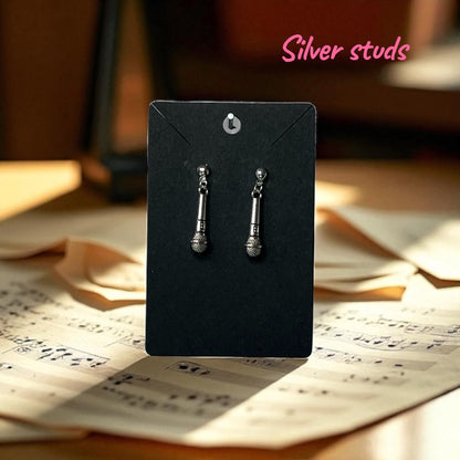 🎤 Music Microphone Earrings 🎤
