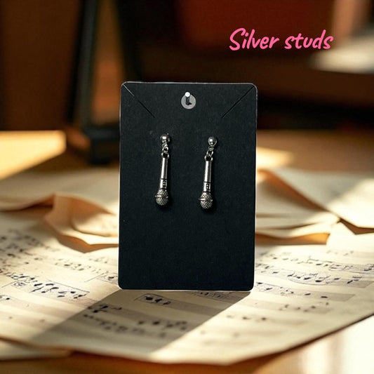 🎤 Music Microphone Earrings 🎤