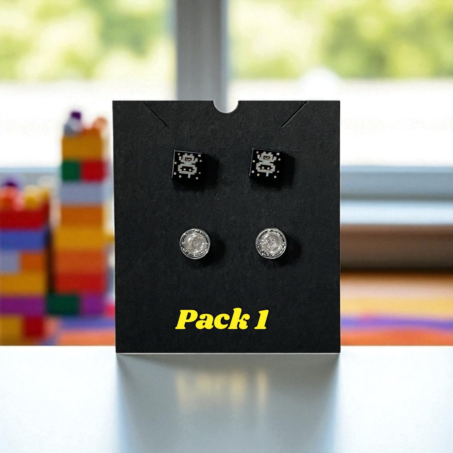 ✨ LEGO® Double-Pack Earrings – Twice the Fun, One Easy Click! ✨