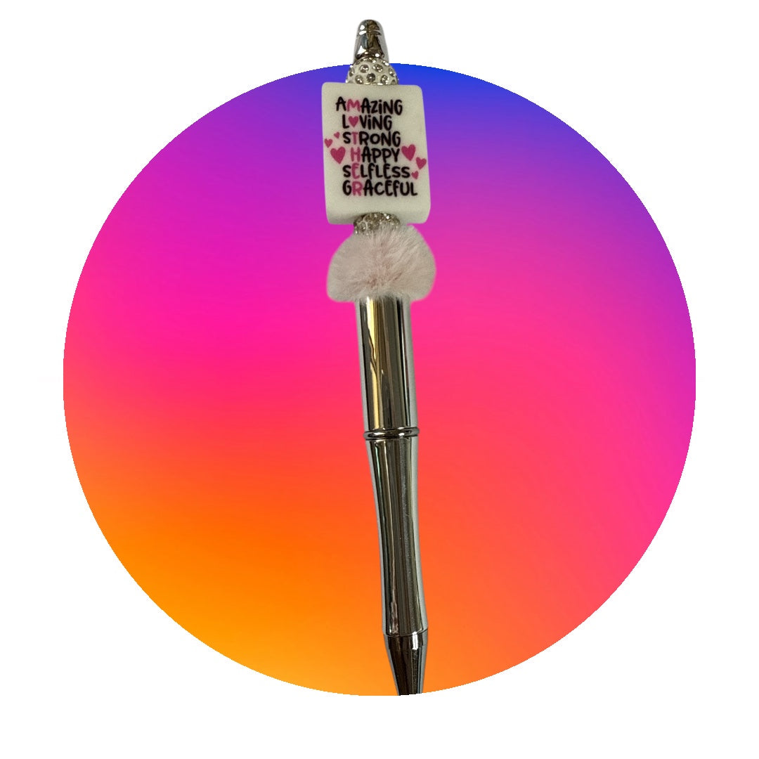 💖AMAZING MOTHER Beaded Pen💖