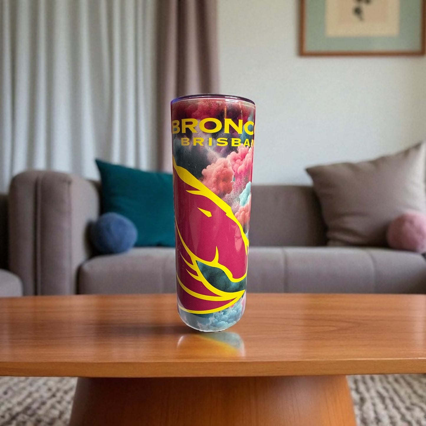 Brisbane Broncos Inspired 20oz Tumbler