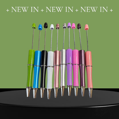 ✏️ Multi-Coloured (Option 3) Ballpoint Beadable Pen Set - Pack of 10✏️