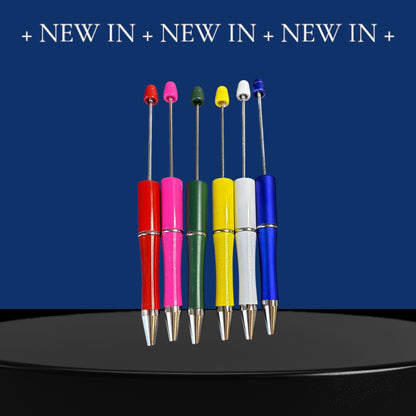 ✏️ Multi-Coloured (Option 4) Ballpoint Beadable Pen Set - Pack of 10✏️