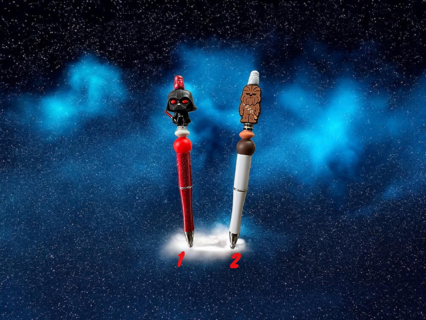 🌟 Star Wars Inspired Silicone & Sparkly Pens 🌟