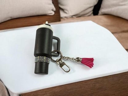 Mini “Stanley-Style” Water-Bottle Holder Keychain
