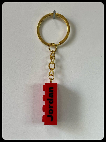 PERSONALISED LEGO® 2x4 Brick Keychain