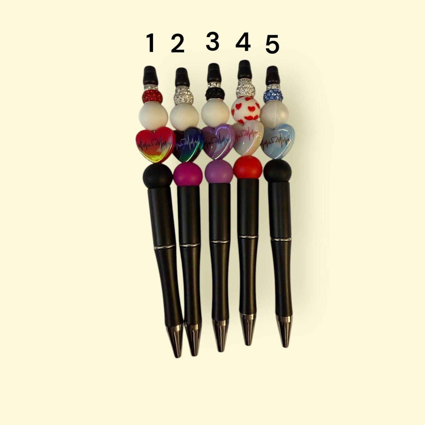 ECG LOVE – Beaded Pens for Health Practitioners 🩺❤️