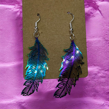 🪶 Light as a Feather Drop Hook Earrings 🪶